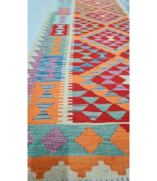 kelim teppich  läufer 187x85cm 