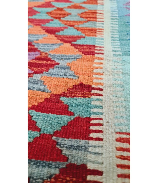 kelim kleed  187x85cm   vloerkleed tapijt kelims hand geweven