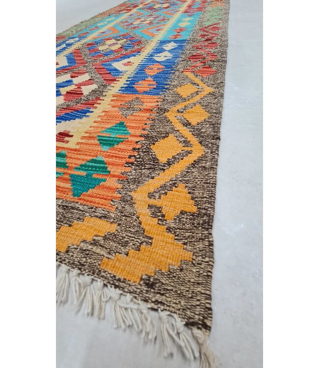 kelim teppich  läufer 292x84cm 