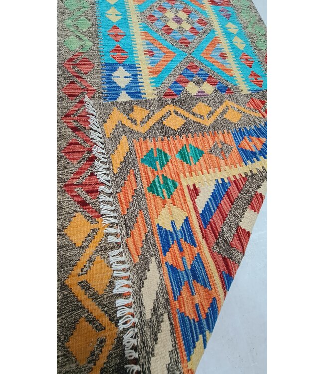 kelim kleed  292x84cm   vloerkleed tapijt kelims hand geweven