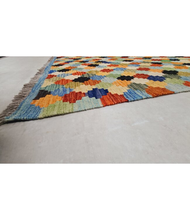 kelim kleed    292x82cm  vloerkleed tapijt kelims hand geweven