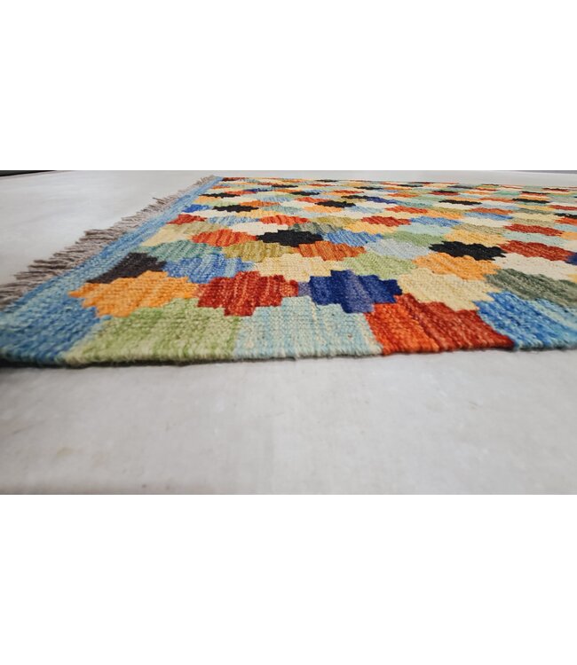 kelim kleed    292x82cm  vloerkleed tapijt kelims hand geweven