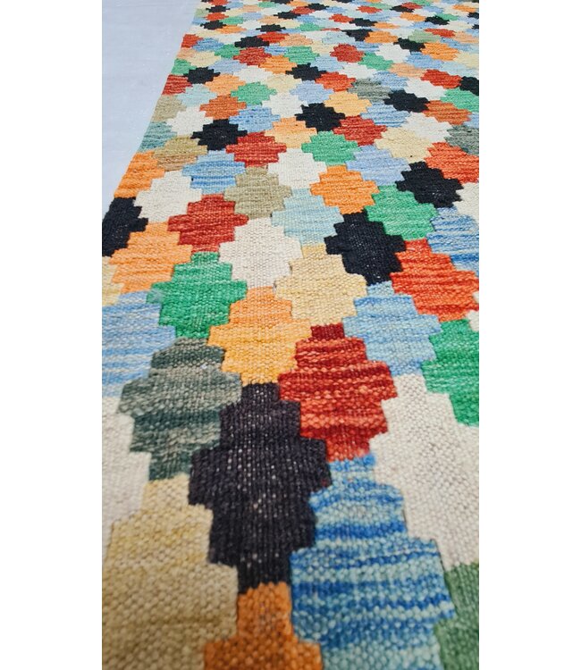 kelim teppich  läufer 292x82cm 