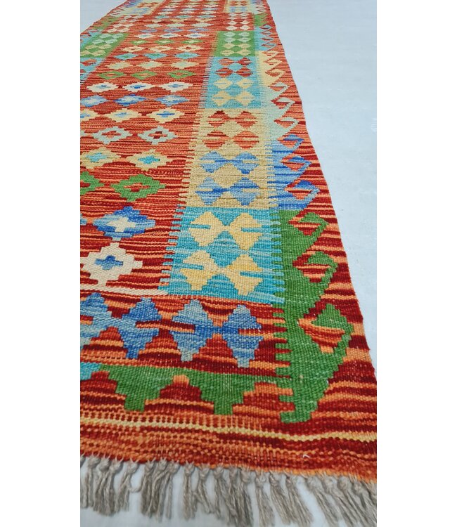 kelim teppich  läufer 296x77cm 