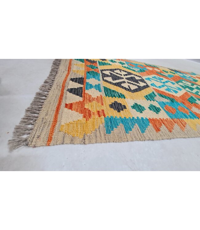 kelim kleed  296x82cmvloerkleed tapijt kelims hand geweven