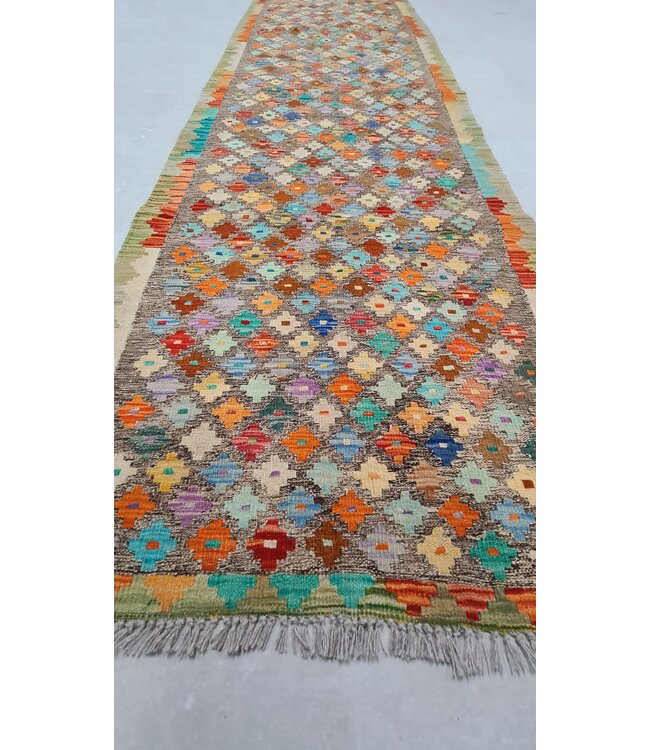 kelim teppich  läufer 296x88cm