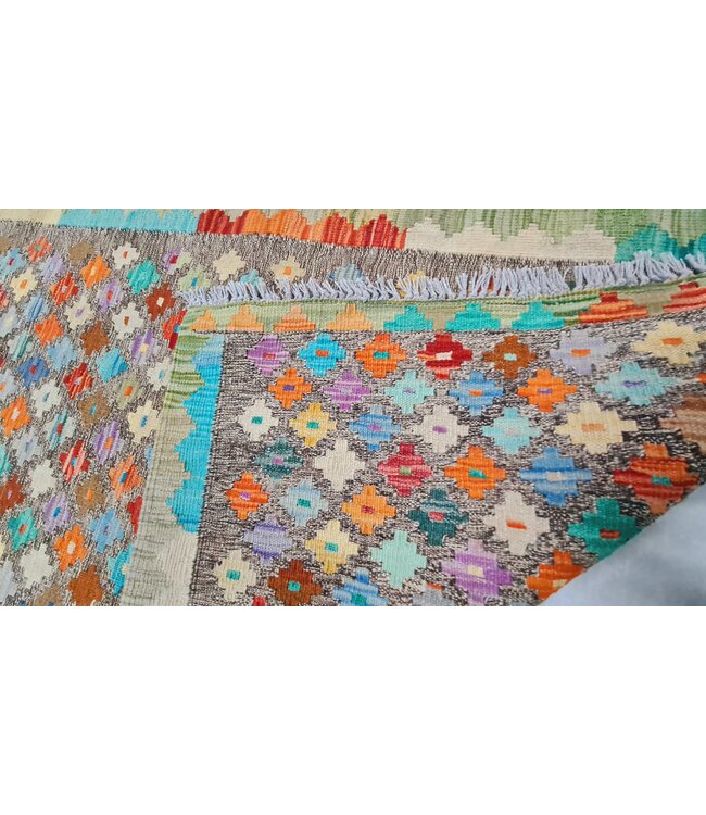 kelim teppich  läufer 296x88cm