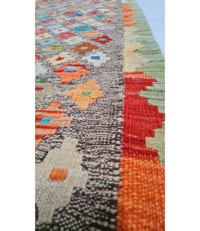 kelim teppich  läufer 296x88cm