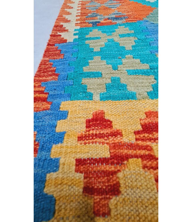 kelim teppich  läufer 297x82cm