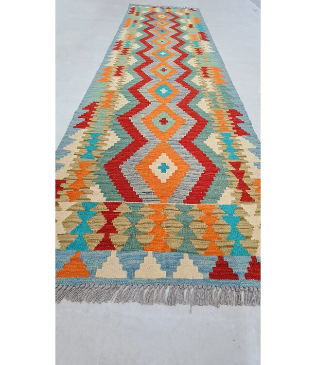 kelim teppich  läufer 294x88cm