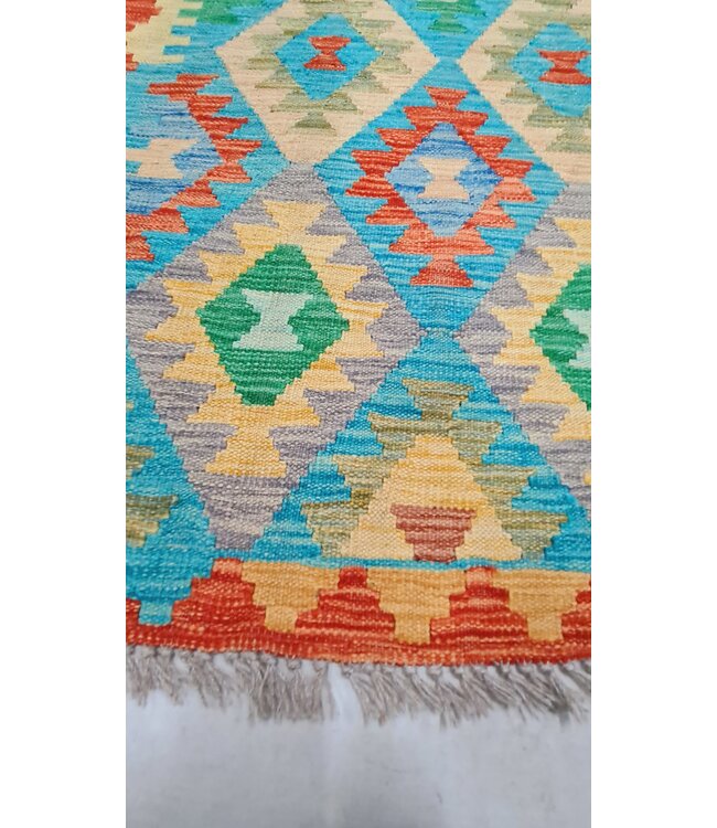 kelim kleed loper  294x82cm vloerkleed tapijt kelims hand geweven