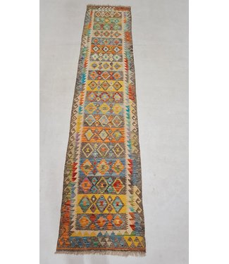 kelim rug runner 388x88cm