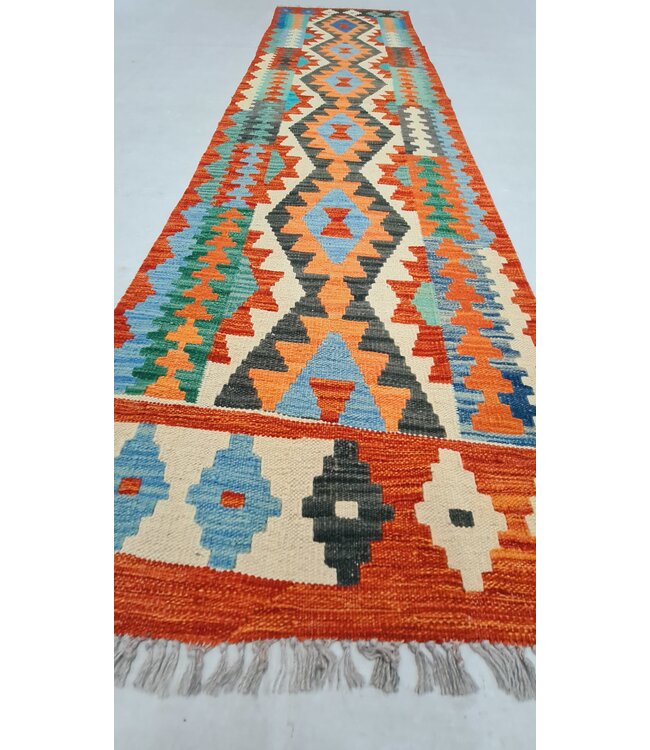 kelim teppich  läufer 288x73cm