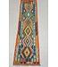 kelim kleed loper  288x78cm  vloerkleed tapijt kelims hand geweven