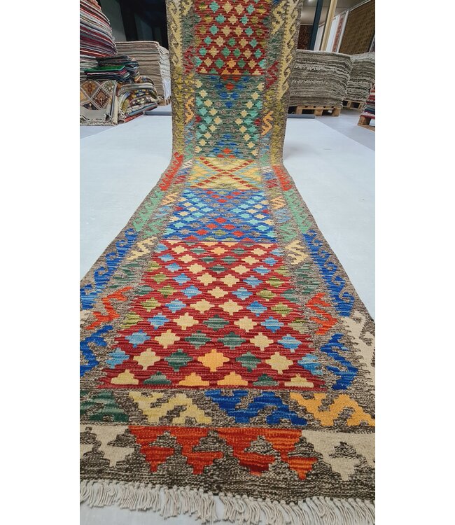 kelim teppich  läufer    380x85cm