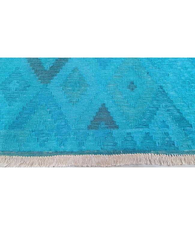 Handgewebte Orientalisch Wolle Kelim Teppich  290x258cm