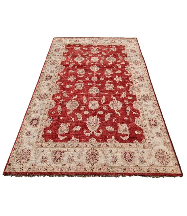 Handgeknoopt Ziegler Vloerkleed Wollen Tapijt   255x164cm
