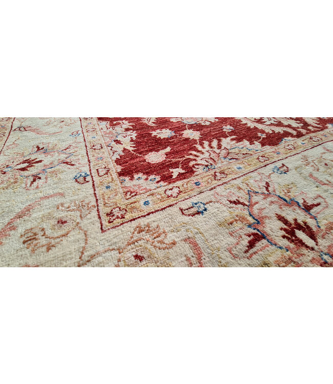 Handgeknoopt Ziegler Vloerkleed Wollen  Tapijt  238x178cm