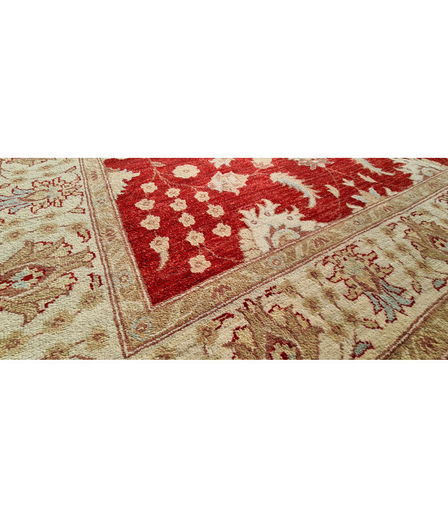 Handgeknoopt Ziegler Vloerkleed Wollen  Tapijt   246x171cm