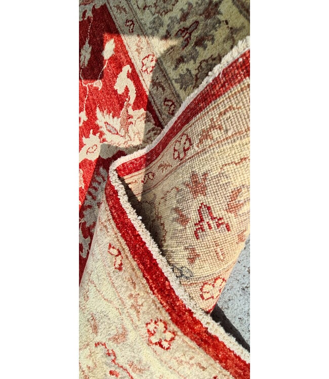 Handgeknoopt Ziegler Vloerkleed Wollen  Tapijt   245x171cm