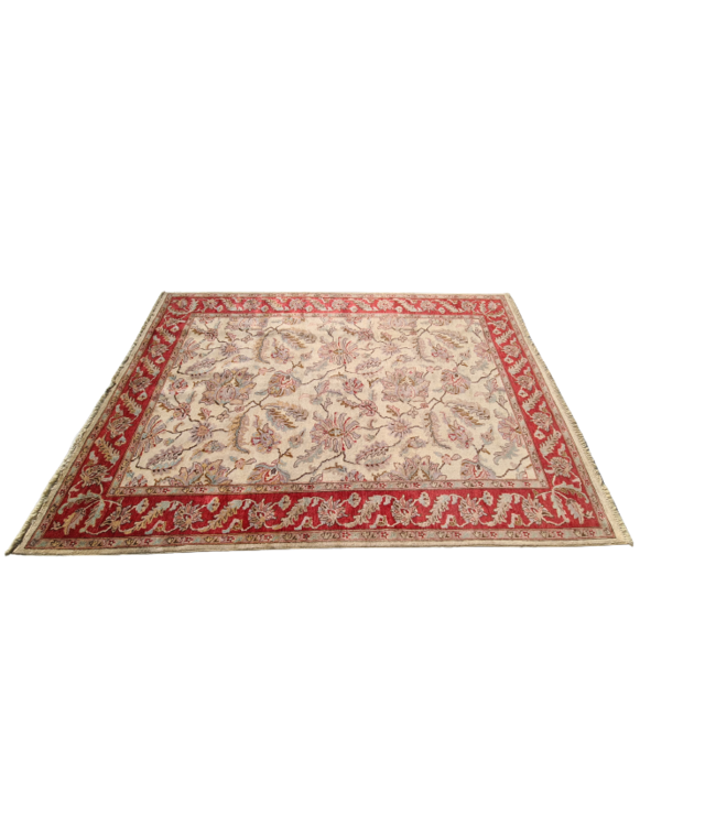 241x168cm  Hand Knotted Ziegler Wool  Rug Oriental Carpet