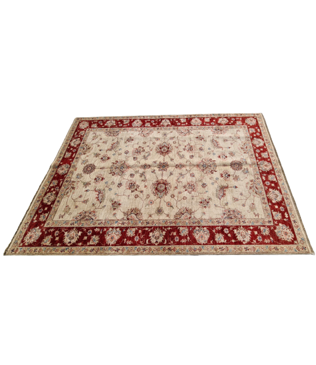 Hand Woven Afghan Wool Kilim Area Rug  246x170cm