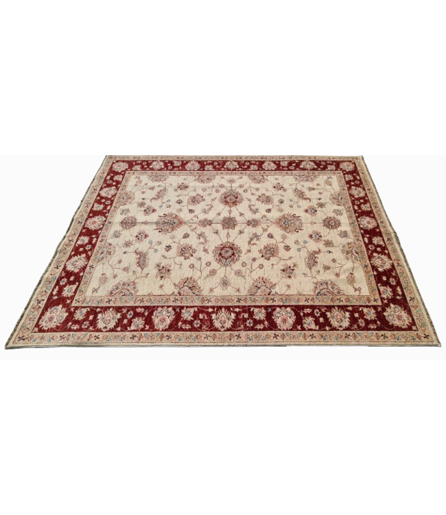 Handgeknoopt Ziegler Vloerkleed Wollen Tapijt  248x168cm