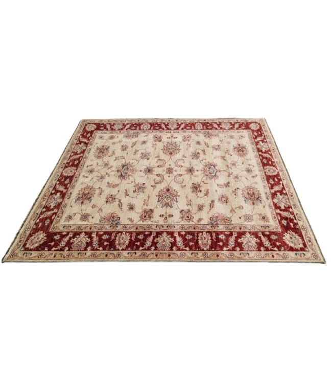 Handgeknoopt Ziegler Vloerkleed Wollen  Tapijt  240x172cm