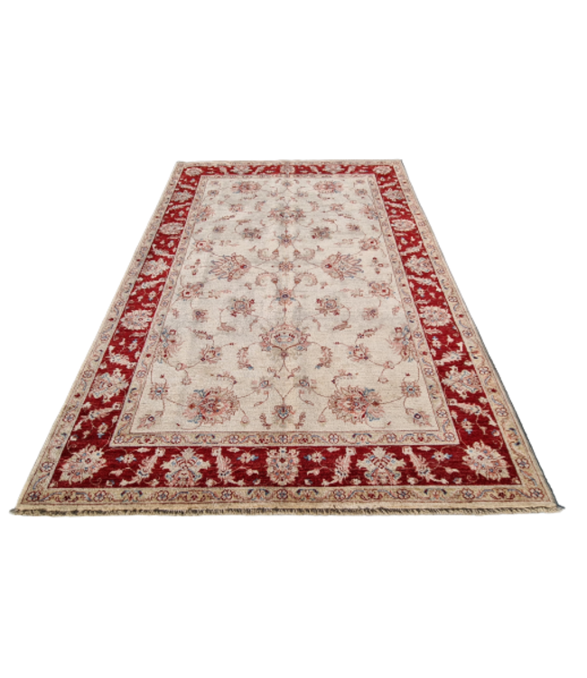 Handgeknoopt Ziegler Vloerkleed Wollen Tapijt  248x175cm