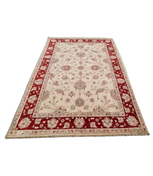 Hand Knotted Ziegler Wool  Rug Oriental Carpet  242x174cm