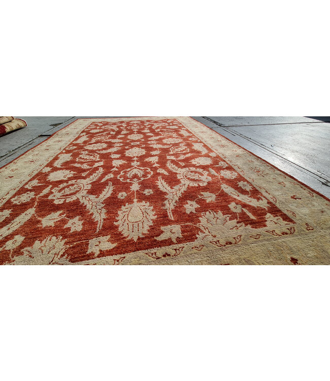 Handgeknoopt Ziegler Vloerkleed Wollen  Tapijt   249x168cm