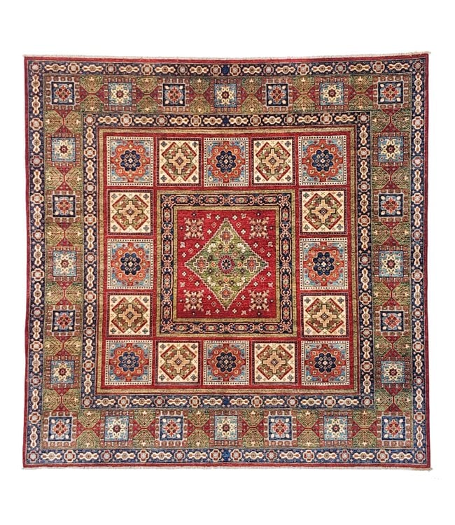 Hand Knotted Ziegler Wool Rug Oriental Carpet 244x250cm