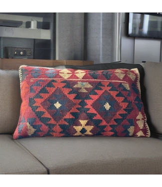 1xkilim cushion cover  ca 60x40 cm with filling