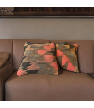 vintage 2x  Vintage kelim kissens  ca 40x40 cm  mit Füllung