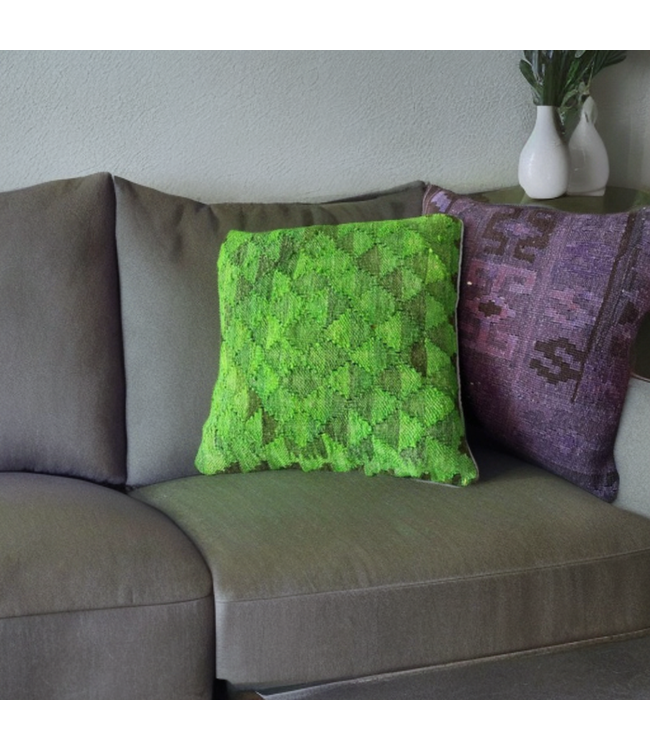 2x kilim cushion cover traditional ca 40x40 cm with filling