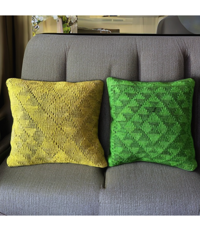 2xkelim kissens traditionell ca 45x45 cm mit Füllung