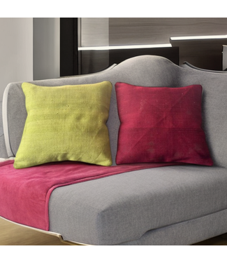 2xkelim kussens Modern ca 45x45 cm met vulling