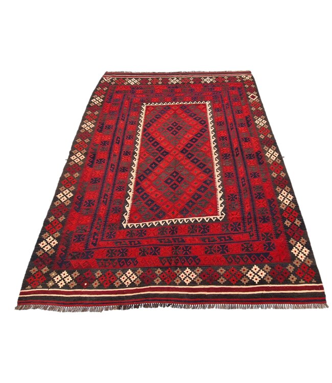 Hand Woven Afghan Wool Kilim Area Rug 285 X 201 Cm Kelim Com Online