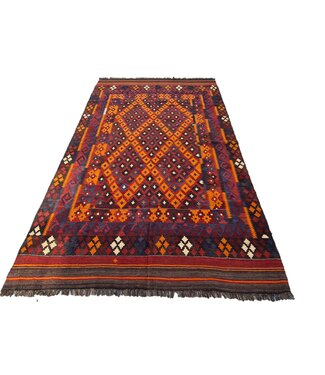 Hand Woven Afghan Wool Kilim Area Rug 307 x 192 cm