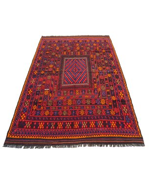 Hand Woven Afghan Wool Kilim Area Rug 298 x 216 cm