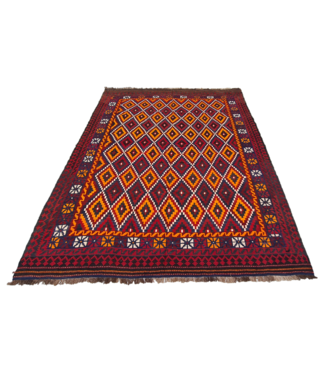 Hand Woven Afghan Wool Kilim Area Rug 295 X 233 cm