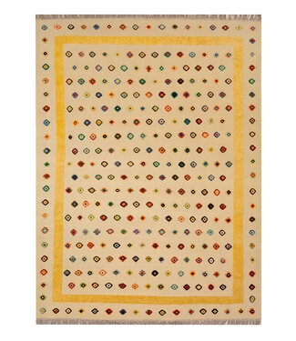 Barjasta hand knotted & woven Afghan Kilim Area Rug Modern  366x274 cm