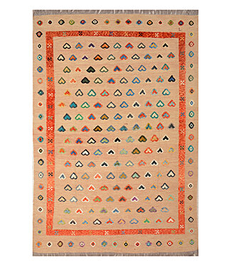 Handmade Afghan Kilim Area Rug Modrn  350x245cm