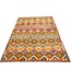 Handwoven Geometric Afghan Kilim Rug 296x194 cm