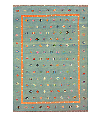 Barjasta hand knotted & woven Afghan Kilim Area Rug Modern 348x250cm Barjasta hand knotted & woven Afghan Kilim Area Rug Modern 348x250cm