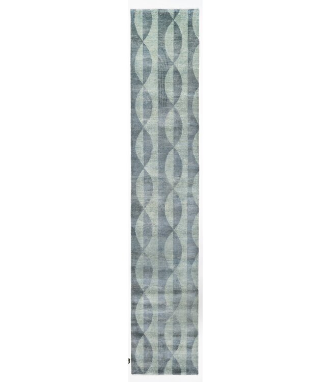 Modern Louie Green Rug 441 x 079 cm
