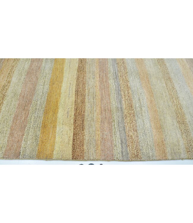 Modern gestreept vloerkleed 215 x 078 cm