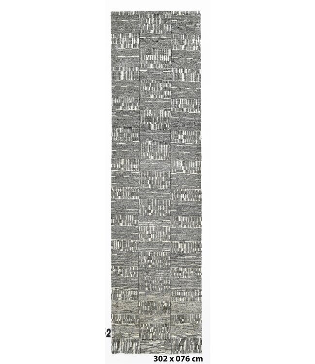 Cement Gray Rug 302 x 076 cm