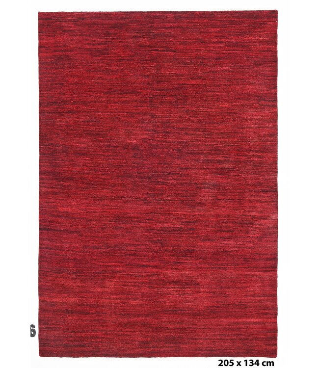 Scharlaken vloerkleed 205 x 134 cm