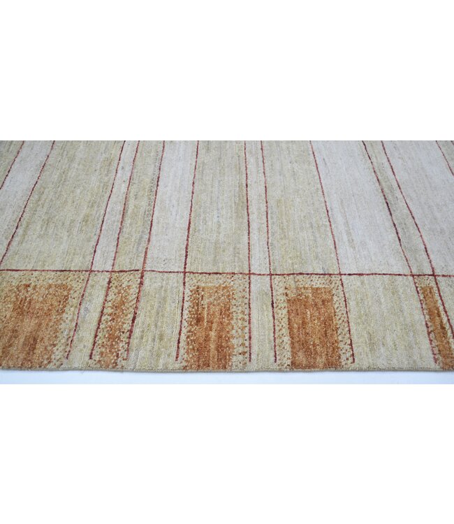 Orange  Windowpane Rug  162 x 092 cm